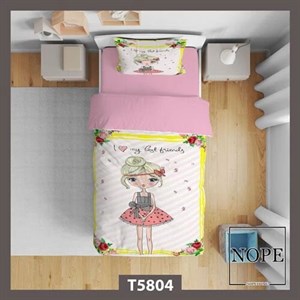 روتختی کودک طرح فانتزی دخترونه مدل T5804