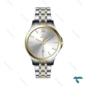 ساعت انزو EC-614TEL کلاسیک زنانه دورنگ طلایی Enzo-8098-L
