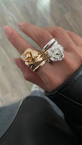 انگشتر مینیمال گل لایندار