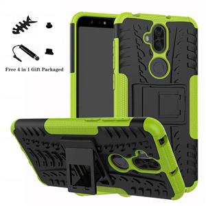 ZenFone 5Q ZC600KL case LiuShan Shockproof Heavy Duty Combo Hybrid Rugged Dual Layer Grip Cover with Kickstand For ASUS 6.0 inches Smartphone With 4in1 Packaged Green 