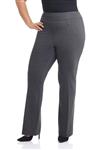 Rekucci Curvy Woman Secret Figure Knit Bootcut Plus Size Pant w/Tummy Control