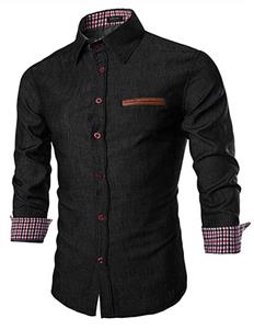 COOFANDY Men's Casual Dress Shirt Regular Fit Long Sleeve Button Down Shirts 