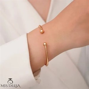 دستبند النگویی دخترانه گرد ysx