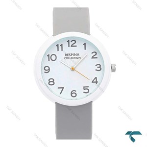 ساعت Respina رسپینا پسرانه سفید طوسی Respina-7025-L