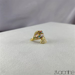انگشتر زنانه سواروسکی مدل برگ 30158