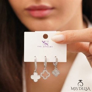 گوشواره 3 عددی ysx