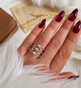 انگشتر طرح طلا ژوپینگ A11 