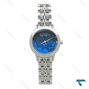 ساعت اسپریت زنانه سیلور صفحه سرمه ای بند جوبیلی Esprit-8223-L