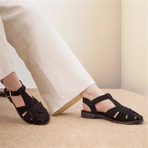 صندل زنانه مدل زارا_مشکی کد 2370