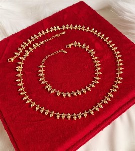 ست دستبند و گردنبند گوی ژوپینگSxp1