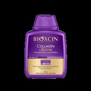 شامپو حجم دهنده و ضد ریزش بیوکسین بنفش Bioxcin حجم 300 میلی لیتر