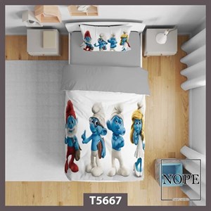 روتختی کودک طرح اسمورف ها مدل T5667