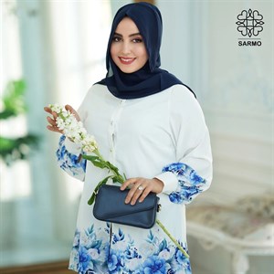 شومیز الیزه بهاران آبی