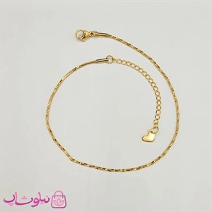 پابند زنانه طلایی مدل مارپیچ استیل کد 798