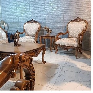 سرویس مبل سلطنتی استیل مدل لیون ارسال رایگان