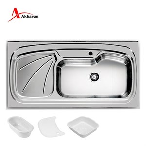 سینک ظرفشویی روکار اخوان کد  134