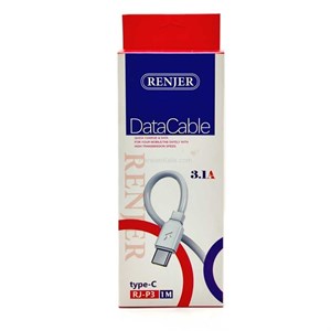 کابل فست شارژ رنجر تایپ سی 3.1A مدل RENJER RJ-P3