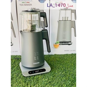 چای ساز لاریزو مدل LA-1470 ظرفیت ۱.۸ لیتر با کتری استیل ضد زنگ