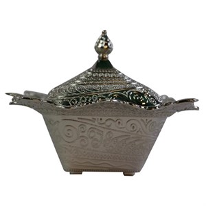 قندان فلزی مربعی بزرگ