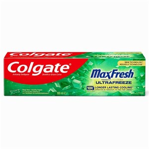 خمیر دندان کلگیت مدل MaxFresh UltraFreeze خنک‌کننده قوی و ضد پوسیدگی