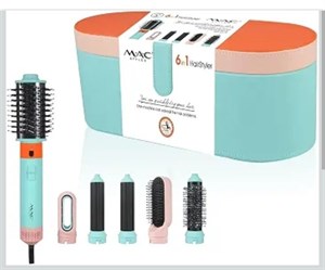 سشوار و حالت‌دهنده مو ۶ در ۱ مک‌استایلر مدل 1519 اصل Mac Styler 6 in 1 Hair Styler