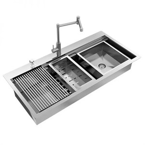 سینک ظرفشویی استیل باکسی بنتو Bento مدل D104