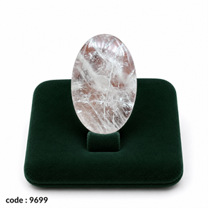 نگین کوارتز کریستال اصل طبیعی کد 9699