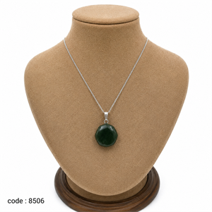 گردنبند یشم اصل معدنی کد 8506