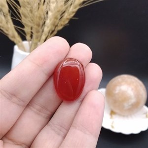 نگین عقیق سرخ خراسان اصل معدنی کد 8886
