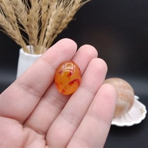 نگین عقیق اصل معدنی کد 8592
