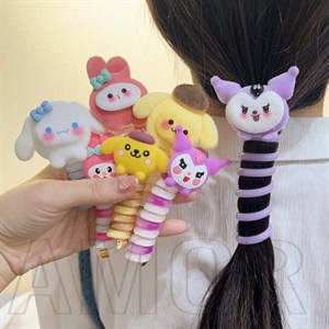 کش مو فنری عروسکی کرومی و دوستانBab45