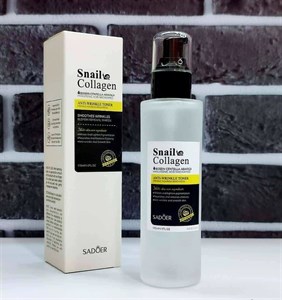 تونر کلاژن حلزون سادور (SADOER Snail Collagen Anti-Wrinkle Toner) حجم 115 میلی‌لیتر