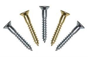 پیچ چوب ۱۴×۴ طلایی چهارسو