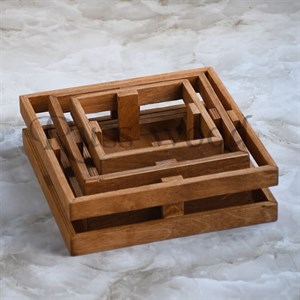 باکس مربع چوبی