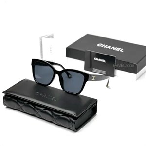 عینک آفتابی شنل Chanel مدل 9338 فریم مربعی کائوچوییلنز UV400زنانه