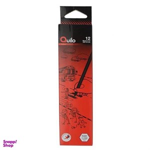 مداد مشکی کوییلو مدل Blackwood کد 634001 بسته 12 عددی