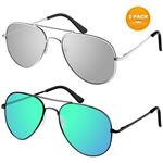 Young4us Aviator Sunglasses for Women Men Polarized Metal Mirror UV400 Men Women Glasses