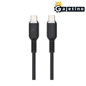 کابل شارژ دو سر تایپ سی کی اف سنیور مدل 60 وات KF Senior S90 Type-C to Type-C Cable | گجتینو