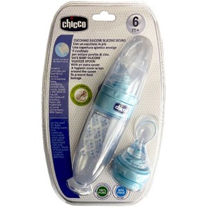 سرلاک خوری قاشق دار سیلیکونی چیکو Chicco