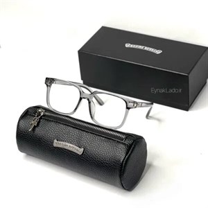 عینک بلوکات کروم هارتز Chrome Hearts مدل 82332 فریم مربعیلنز UV400مناسب زنانه و مردانه