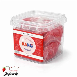 فوندانت قرمز کارو