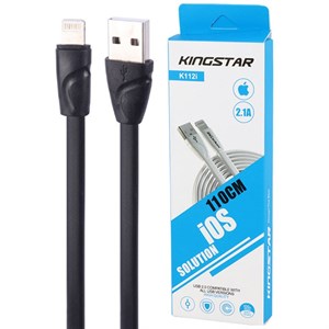 کابل آیفونی KingStar K112i 2.1A 1.1m