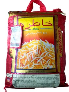 برنج باسماتی دانه بلند ۱۷۱۸ اورجینال هندی خاطره درجه یک در بسته بندی ۱۰ کیلوگرمی
