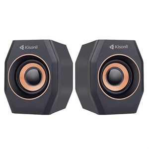 اسپیکر رومیزی دو تکه کیسونلی مدل A-101S | اسپیکر USB و AUX