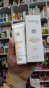 ژل کرم ضدآفتاب با SPF50 ماسکورا مناسب پوست خشک حجم 50 میلی لیتر