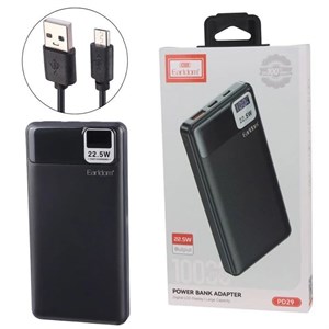 پاور بانک فست شارژ ارلدام ET-PD29 PD 22.5W ظرفیت 10000 میلی آمپر ساعت