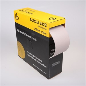 سنباده KB اسفنجی رول ۲۵ متری مدل Soft Cut 242S گرید P280
