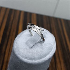 انگشتر نقره مینیمال کد 8711 