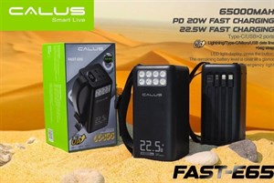 پاوربانک ۶۵۰۰۰mla کالوس مدل FAST-E65