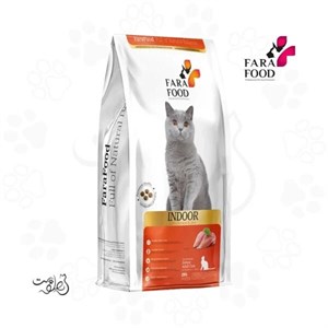 غذای خشک گربه بالغ ایندور طعم مرغ و برنج فرافود فله (بسته بندی هلوپت)